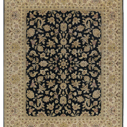 Ziegler 7' 10" X 9' 9" Hand Knotted Wool Rug 7' 10" X 9' 9" (239 X 297) / Black / Wool