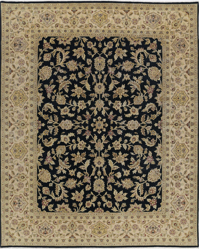 Ziegler 7' 10" X 9' 9" Hand Knotted Wool Rug 7' 10" X 9' 9" (239 X 297) / Black / Wool