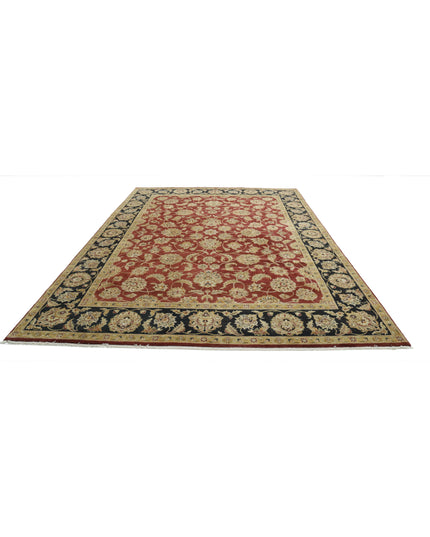 Ziegler 8' 10" X 11' 11" Hand Knotted Wool Rug 8' 10" X 11' 11" (269 X 363) / Rust / Wool