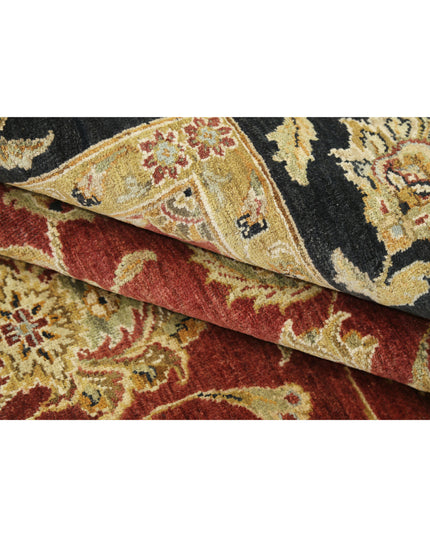 Ziegler 8' 10" X 11' 11" Hand Knotted Wool Rug 8' 10" X 11' 11" (269 X 363) / Rust / Wool