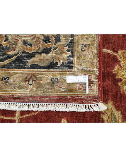 Ziegler 8' 10" X 11' 11" Hand Knotted Wool Rug 8' 10" X 11' 11" (269 X 363) / Rust / Wool