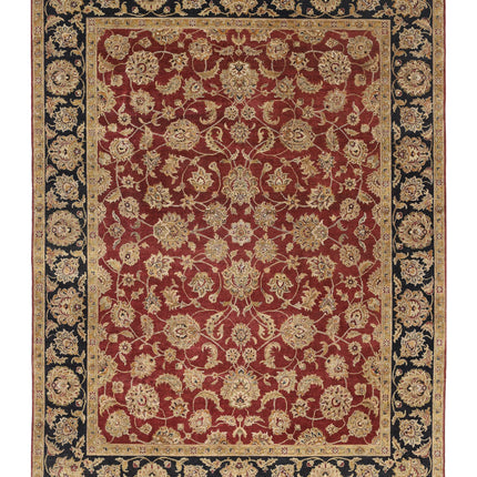 Ziegler 8' 10" X 11' 11" Hand Knotted Wool Rug 8' 10" X 11' 11" (269 X 363) / Rust / Wool