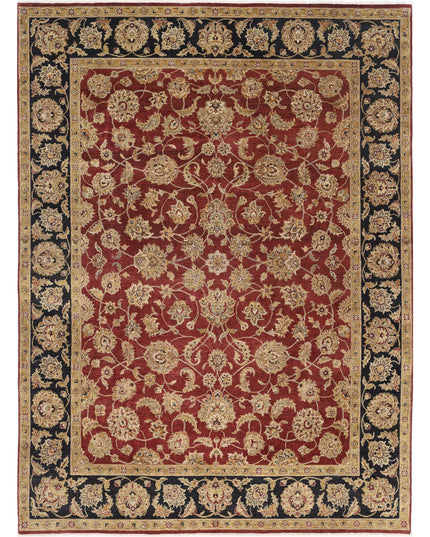 Ziegler 8' 10" X 11' 11" Hand Knotted Wool Rug 8' 10" X 11' 11" (269 X 363) / Rust / Wool