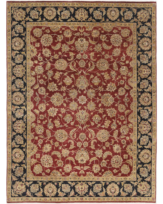 Ziegler 8' 10" X 11' 11" Hand Knotted Wool Rug 8' 10" X 11' 11" (269 X 363) / Rust / Wool