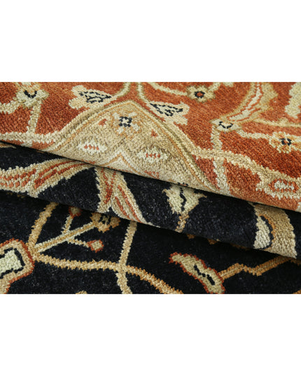 Ziegler 8' 9" X 12' 1" Hand Knotted Wool Rug 8' 9" X 12' 1" (267 X 368) / Black / Wool