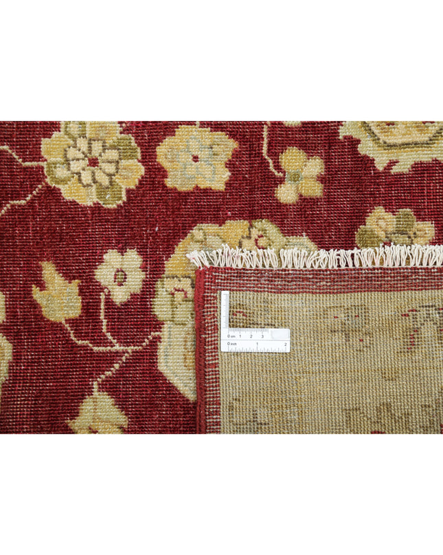 Ziegler 8' 10" X 11' 4" Hand Knotted Wool Rug 8' 10" X 11' 4" (269 X 345) / Red / Wool