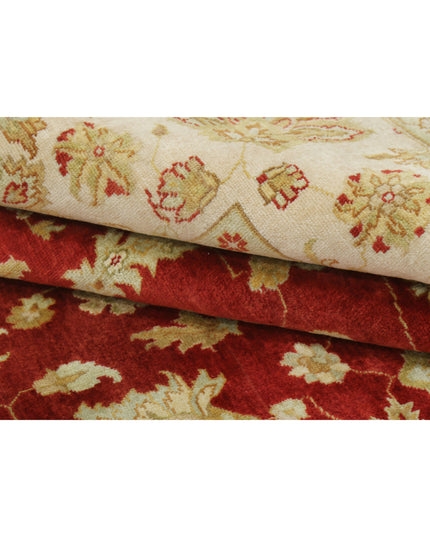 Ziegler 8' 10" X 11' 10" Hand Knotted Wool Rug 8' 10" X 11' 10" (269 X 361) / Rust / Wool
