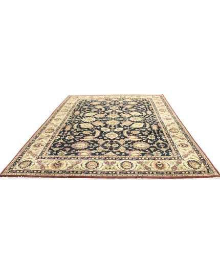 Ziegler 8' 8" X 11' 9" Hand Knotted Wool Rug 8' 8" X 11' 9" (264 X 358) / Black / Wool