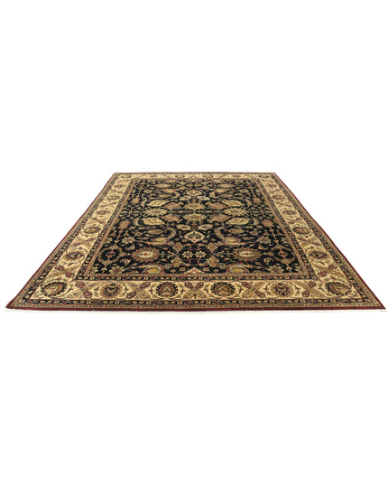 Ziegler 8' 8" X 11' 9" Hand Knotted Wool Rug 8' 8" X 11' 9" (264 X 358) / Black / Wool