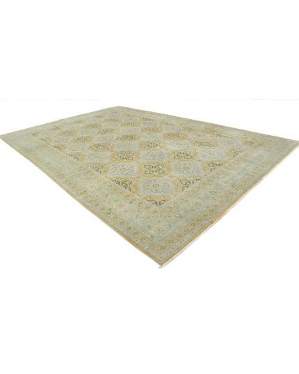 Ziegler 9' 9" X 14' 9" Hand Knotted Wool Rug 9' 9" X 14' 9" (297 X 450) / Beige / Wool
