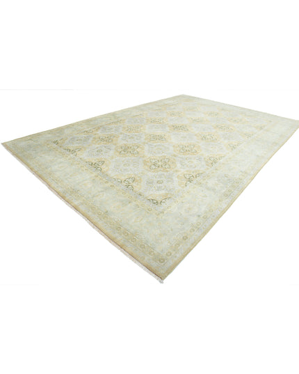 Ziegler 9' 9" X 14' 9" Hand Knotted Wool Rug 9' 9" X 14' 9" (297 X 450) / Beige / Wool