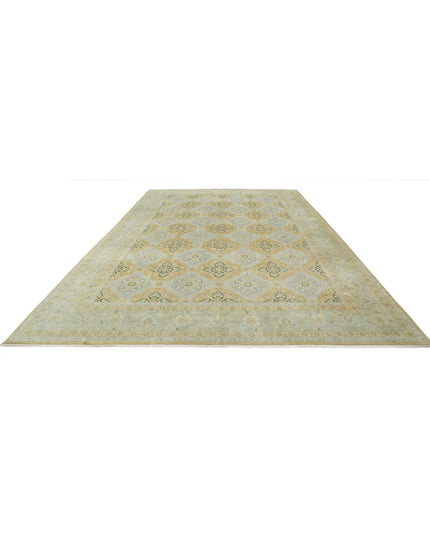 Ziegler 9' 9" X 14' 9" Hand Knotted Wool Rug 9' 9" X 14' 9" (297 X 450) / Beige / Wool