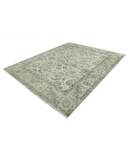 Ziegler 7' 10" X 9' 8" Hand Knotted Wool Rug 7' 10" X 9' 8" (239 X 295) / Ivory / Wool