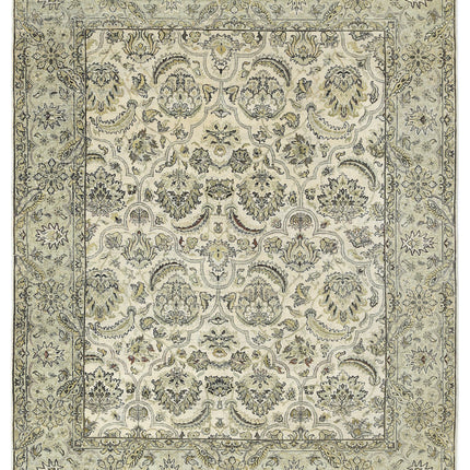 Ziegler 7' 10" X 9' 8" Hand Knotted Wool Rug 7' 10" X 9' 8" (239 X 295) / Ivory / Wool