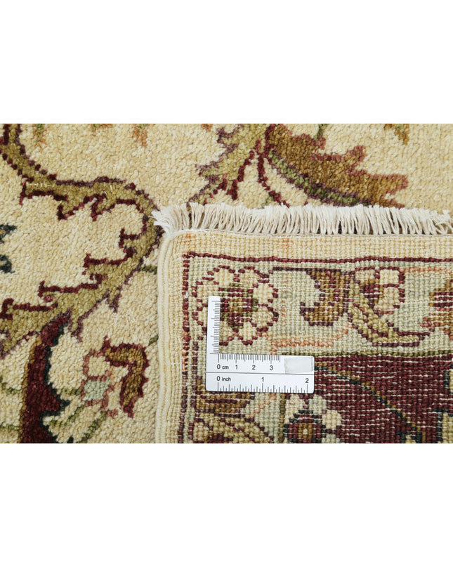 Ziegler 8' 1" X 10' 3" Hand Knotted Wool Rug 8' 1" X 10' 3" (246 X 312) / Ivory / Wool