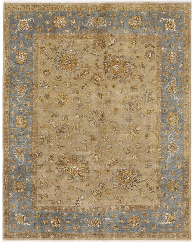Ziegler 7' 8" X 9' 8" Hand Knotted Wool Rug 7' 8" X 9' 8" (234 X 295) / Taupe / Wool