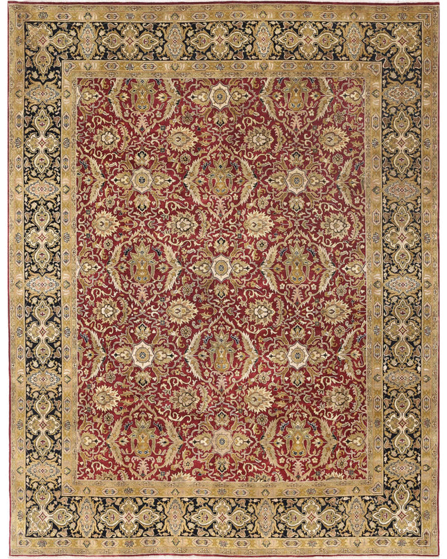 Ziegler 9' 1" X 11' 8" Hand Knotted Wool Rug 9' 1" X 11' 8" (277 X 356) / Rust / Wool