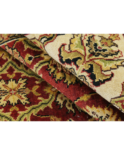 Ziegler 9' 0" X 11' 11" Hand Knotted Wool Rug 9' 0" X 11' 11" (274 X 363) / Burgundy / Wool