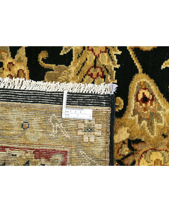 Ziegler 9' 0" X 12' 0" Hand Knotted Wool Rug 9' 0" X 12' 0" (274 X 366) / Black / Wool