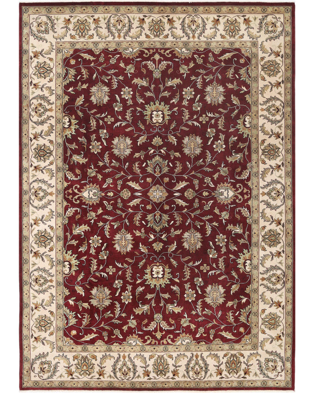 Ziegler 8' 6" X 11' 11" Hand Knotted Wool Rug 8' 6" X 11' 11" (259 X 363) / Red / Wool