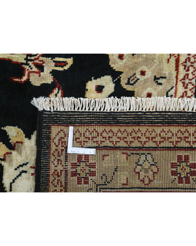 Ziegler 9' 0" X 11' 11" Hand Knotted Wool Rug 9' 0" X 11' 11" (274 X 363) / Black / Wool