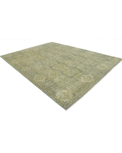 Ziegler 8' 9" X 11' 8" Hand Knotted Wool Rug 8' 9" X 11' 8" (267 X 356) / Grey / Wool