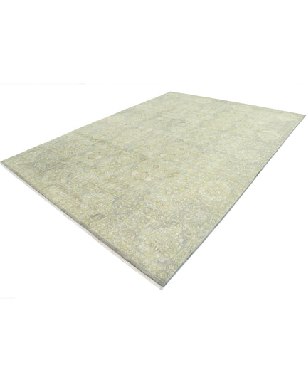 Ziegler 8' 9" X 11' 8" Hand Knotted Wool Rug 8' 9" X 11' 8" (267 X 356) / Grey / Wool
