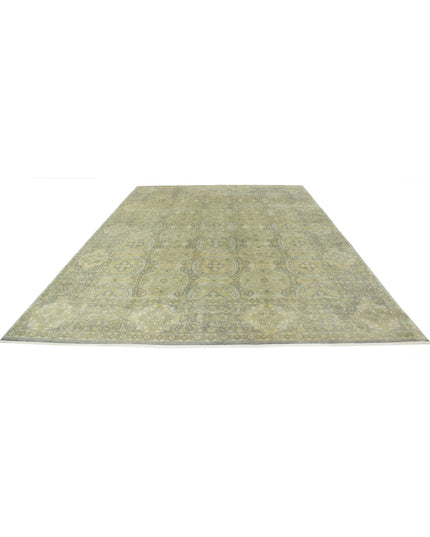 Ziegler 8' 9" X 11' 8" Hand Knotted Wool Rug 8' 9" X 11' 8" (267 X 356) / Grey / Wool