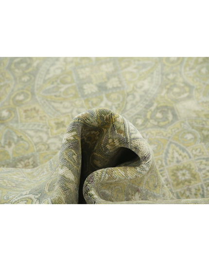 Ziegler 8' 9" X 11' 8" Hand Knotted Wool Rug 8' 9" X 11' 8" (267 X 356) / Grey / Wool