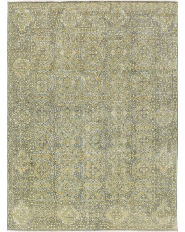 Ziegler 8' 9" X 11' 8" Hand Knotted Wool Rug 8' 9" X 11' 8" (267 X 356) / Grey / Wool