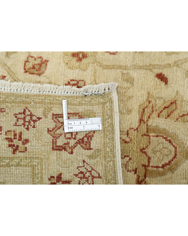 Ziegler 2' 6" X 13' 10" Hand Knotted Wool Rug 2' 6" X 13' 10" (76 X 422) / Ivory / Wool