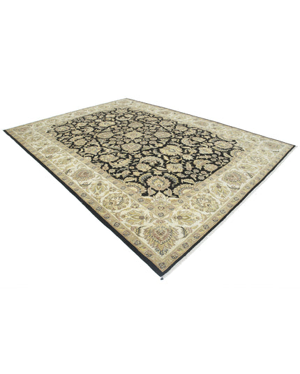 Ziegler 8' 9" X 12' 2" Hand Knotted Wool Rug 8' 9" X 12' 2" (267 X 371) / Black / Wool