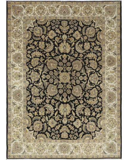Ziegler 8' 9" X 12' 2" Hand Knotted Wool Rug 8' 9" X 12' 2" (267 X 371) / Black / Wool