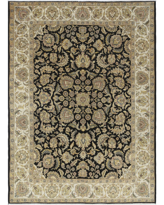 Ziegler 8' 9" X 12' 2" Hand Knotted Wool Rug 8' 9" X 12' 2" (267 X 371) / Black / Wool