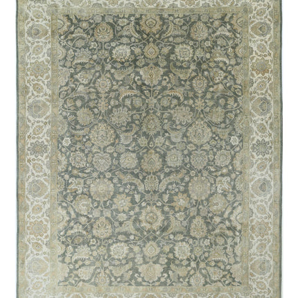 Ziegler 8' 8" X 11' 5" Hand Knotted Wool Rug 8' 8" X 11' 5" (264 X 348) / Green / Wool