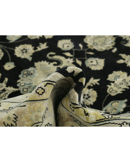 Ziegler 9' 0" X 11' 9" Hand Knotted Wool Rug 9' 0" X 11' 9" (274 X 358) / Black / Wool