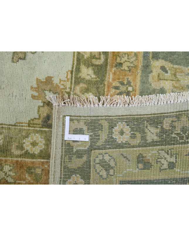Ziegler 9' 10" X 13' 9" Hand Knotted Wool Rug 9' 10" X 13' 9" (300 X 419) / Ivory / Wool