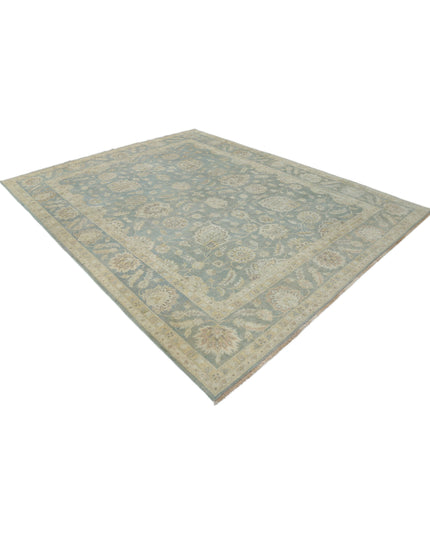Ziegler 7' 11" X 9' 10" Hand Knotted Wool Rug 7' 11" X 9' 10" (241 X 300) / Ivory / Wool
