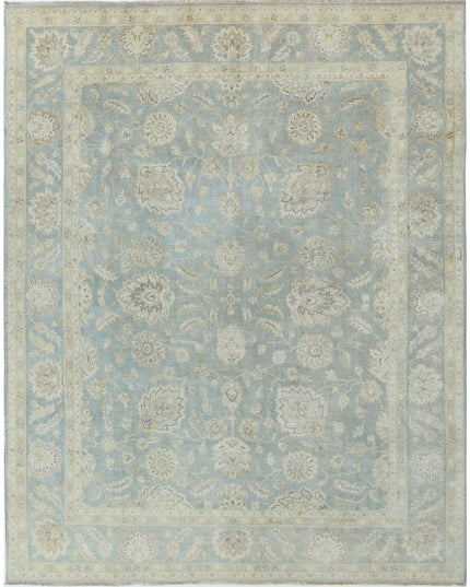 Ziegler 7' 11" X 9' 10" Hand Knotted Wool Rug 7' 11" X 9' 10" (241 X 300) / Ivory / Wool