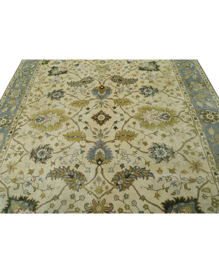 Ziegler 7' 8" X 9' 8" Hand Knotted Wool Rug 7' 8" X 9' 8" (234 X 295) / Ivory / Wool