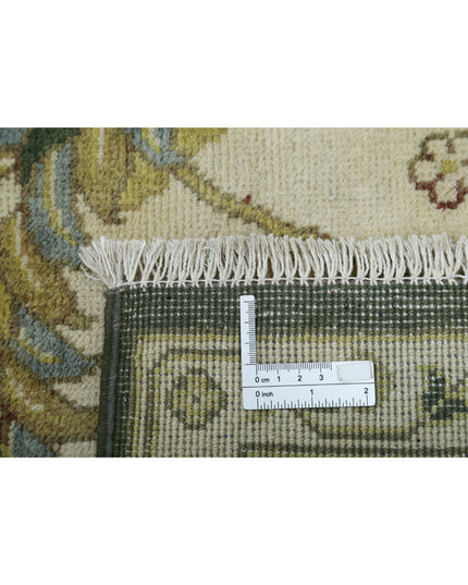Ziegler 7' 8" X 9' 8" Hand Knotted Wool Rug 7' 8" X 9' 8" (234 X 295) / Ivory / Wool