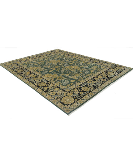 Ziegler 7' 10" X 10' 0" Hand Knotted Wool Rug 7' 10" X 10' 0" (239 X 305) / Green / Wool