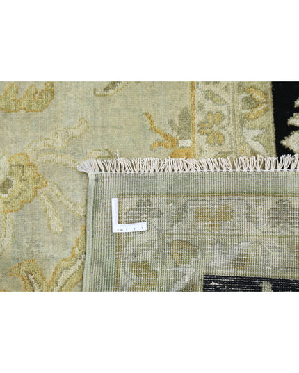 Ziegler 9' 10" X 13' 7" Hand Knotted Wool Rug 9' 10" X 13' 7" (300 X 414) / Green / Wool