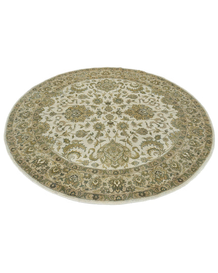 Ziegler 5' 10" X 5' 11" Hand Knotted Wool Rug 5' 10" X 5' 11" (178 X 180) / Ivory / Wool