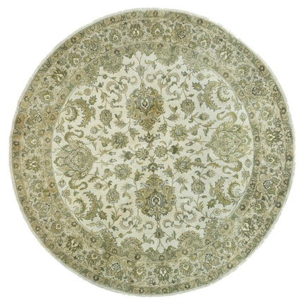 Ziegler 5' 10" X 5' 11" Hand Knotted Wool Rug 5' 10" X 5' 11" (178 X 180) / Ivory / Wool