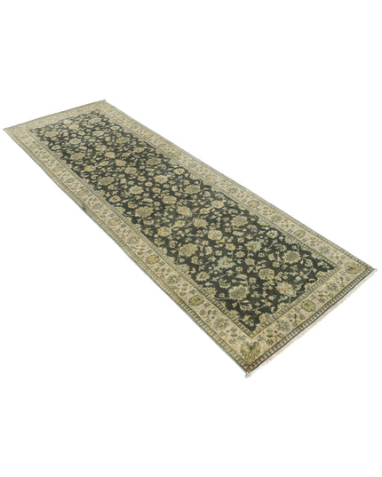 Ziegler 2' 6" X 7' 9" Hand Knotted Wool Rug 2' 6" X 7' 9" (76 X 236) / Green / Wool