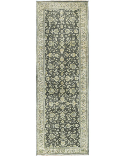 Ziegler 2' 6" X 7' 9" Hand Knotted Wool Rug 2' 6" X 7' 9" (76 X 236) / Green / Wool