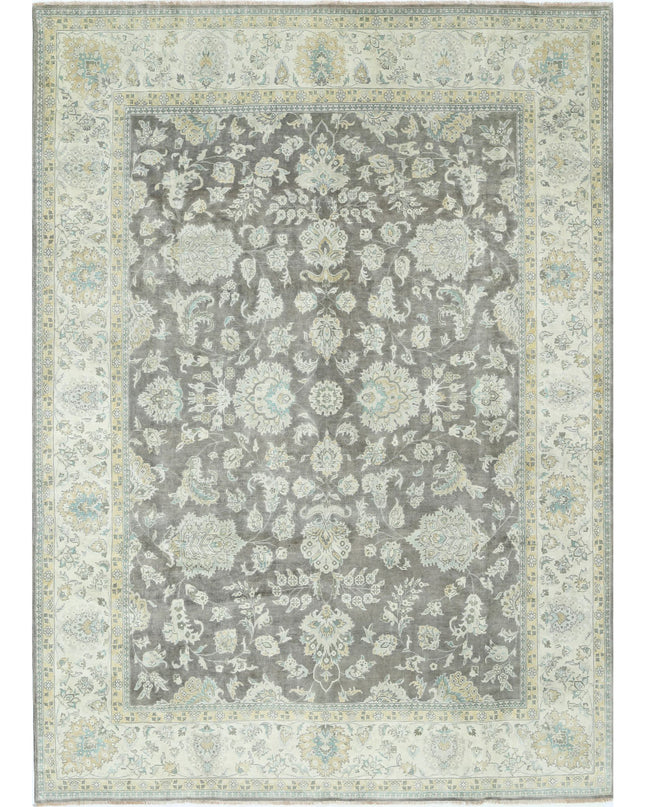 Ziegler 8' 10" X 12' 2" Hand Knotted Wool Rug 8' 10" X 12' 2" (269 X 371) / Beige / Wool
