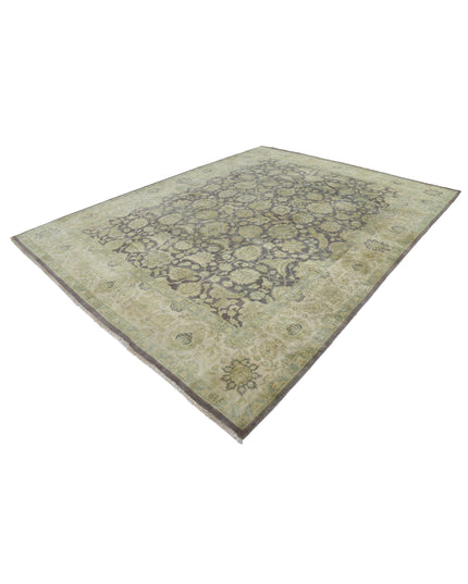 Ziegler 8' 10" X 11' 10" Hand Knotted Wool Rug 8' 10" X 11' 10" (269 X 361) / Lilac / Wool