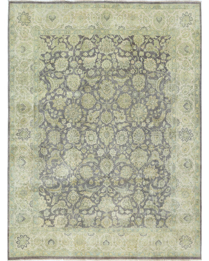 Ziegler 8' 10" X 11' 10" Hand Knotted Wool Rug 8' 10" X 11' 10" (269 X 361) / Lilac / Wool